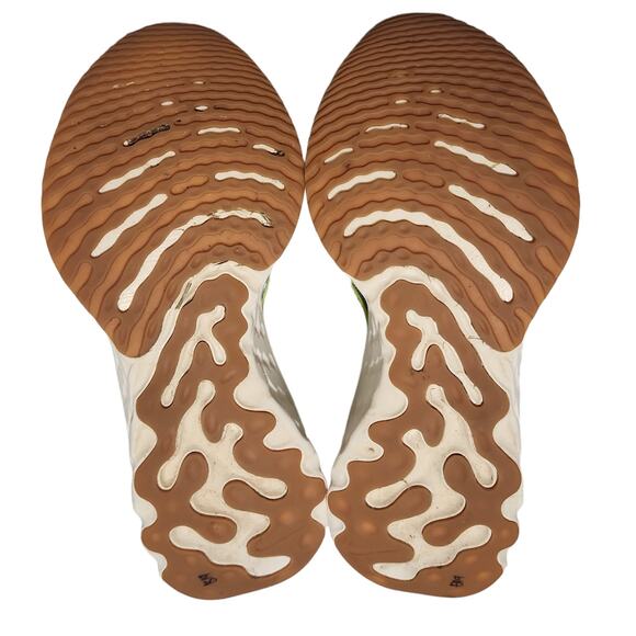 Nike React Fly Knit Size 8 Mens Gray and Neon - Picture 3 of 9